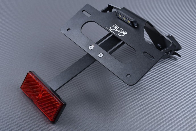 Support de Plaque avec Catadioptre pour Ducati Panigale 899 H8 2013-2015 Noir Alumin