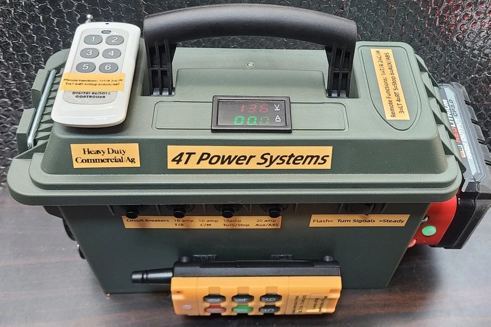 *Remote Controlled* Commercial/Ag Semi Trailer Light Tester 7-Pin Milwaukee M-18 - Image 2 of 4