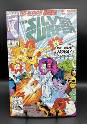 Silver Surfer Vol 2 #72 Marvel 1993 Direct Edition Ron Lim Cosmic Key Issue NM