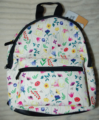 NEW NWT Disney Bioworld Winnie the Pooh Mini Backpack Bag Floral