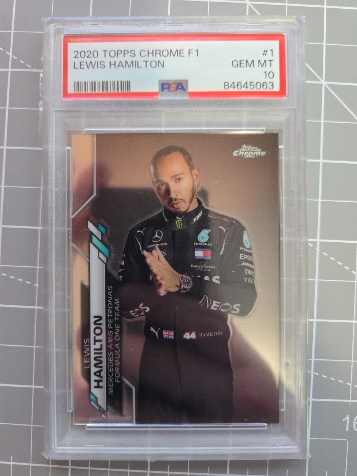 2020 Topps Chrome F1 Lewis Hamilton #1 PSA 10 🔥 🔥 🔥 GOAT 🚨 First Topps RC