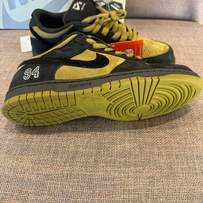 Nike x Supreme SB Dunk Low Camper Green Shoes HQ8487-300 | eBay