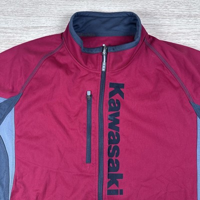 KAWASAKI RACING TEAM JACKET MOTORCROSS NINJA MENS XL MOTO FULL ZIP