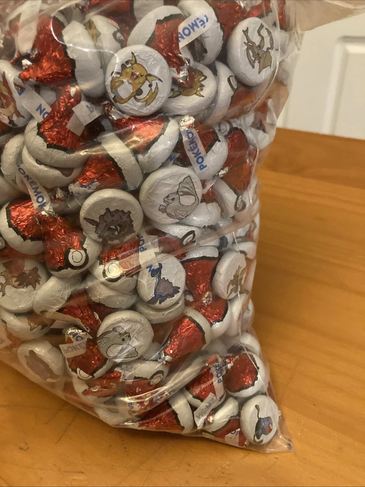 POKEMON 151 KISSES HERSHEY'S ASSORTED MIX LIMITED BULK VALUE 8 Lb BAG Hundreds - Image 4 of 4