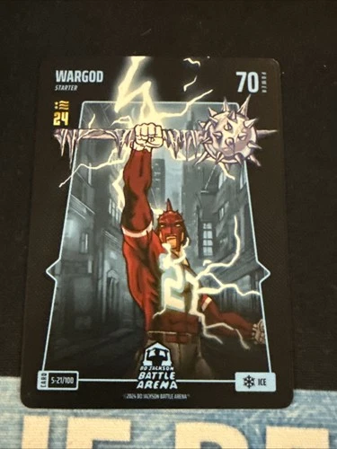 2024 Bo Jackson Battle Arena WARGOD Ice #S-21/100 Mike Trout 2024 NSCC Exclusive
