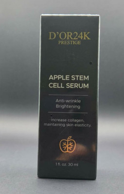 D'OR24K Apple Stem Cell Serum 1 oz Anti-Wrinkle Brightening Boost Collagen New