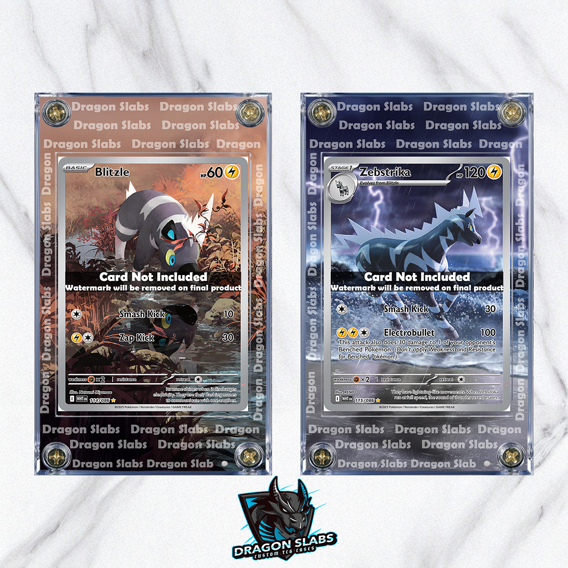 BLITZERS クリス トレカセット x2 Pokemon Blitzle Zebstrika 114 115 IR White Flare Extended Art