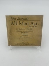 Poor Richard's All-Man Act, Plus One - (CD, 2010) For The Year Of Swing 2010