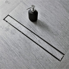 Neodrain 24-Inch Linear Shower Drain with Tile Insert Grate,Brushed 304 Stainles