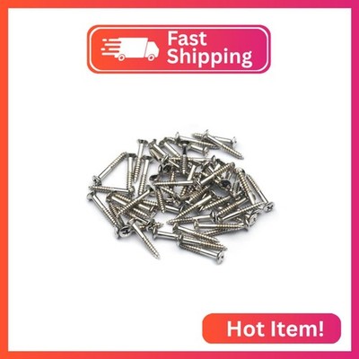 SAPHUE Electric Guitar Bass Humbucker Pickup Ring Mounting Screws,50pcs Pickup F