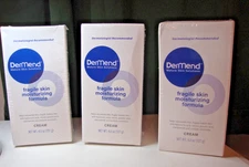 3 Dermend Fragile Skin Moisturizing Formula Cream 4.5 Oz. EACH  (SEALED)