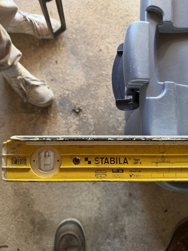 Stabila 187 K Magnetic Spirit Level Yellow 48-Inch (120 cm) Aluminum Plastic