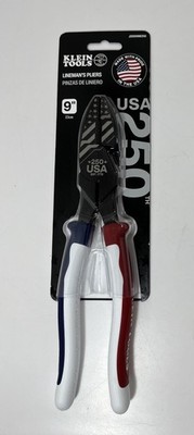 KLEIN Tools USA 250th Anniversary Limited Edition 9'' LINEMAN S PLIERS - NEW  