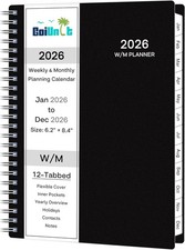 2026 Planner, Weekly   Monthly Planner 2026, Jan 2026   Dec 2026, 6.2" x 8.4