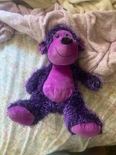 Purple monkey plush stuffed animal cute