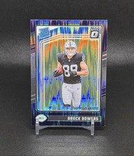 2024 Panini Donruss Optic - Rated Rookie Brock Bowers #215 Purple Shock Prizm...