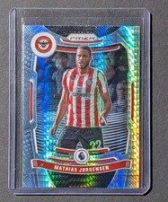 2021-22 Panini Prizm Premier League Mathias Jorgensen #146 Prizms Hyper