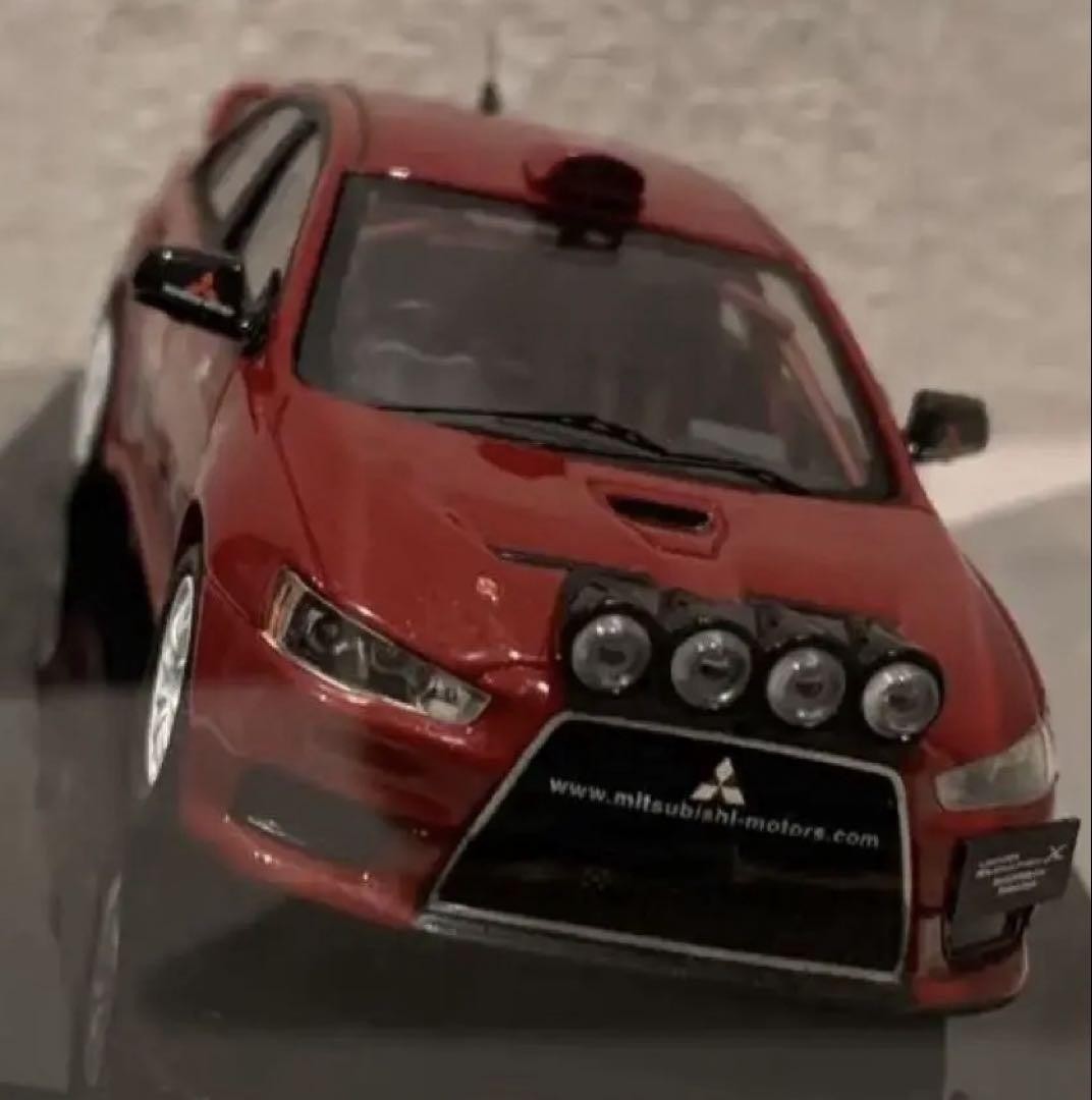 【WEB50台限定】IG2566 1/43 Lancer Evolution X IG2566 Lancer Evolution X (CZ4A) White With 4B11 Engine