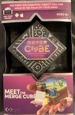 Merge Cube Hold Holograms in Your Hand Virtual Game for IOS Android Tablet, NIB