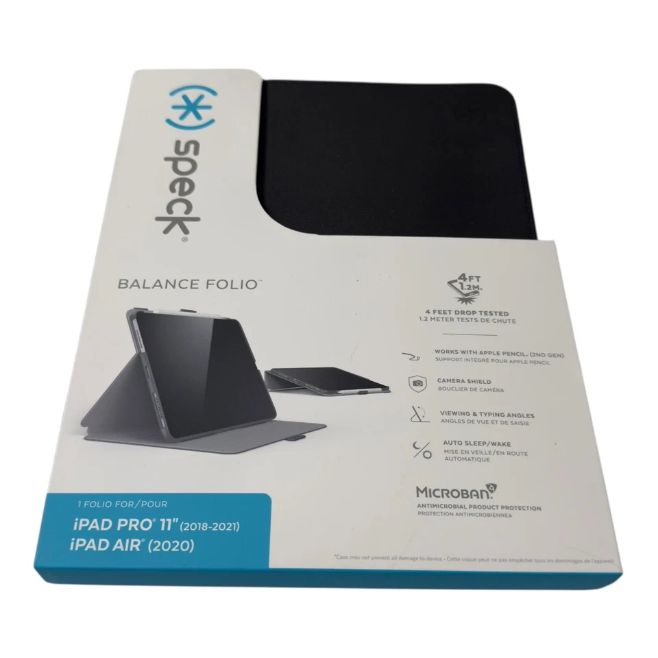 Speck Balance Folio Case for iPad Pro 11 (4th Gen) / Air (5th Gen) - Black - Image 4 of 4