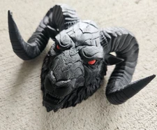 NEW Large Ornament ram head hood emblel BEST SELLER - made in USA