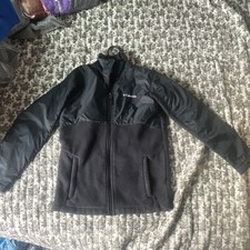 Columbia Unisex M Black Full Zip Fleece Jacket Polyester Long Sleeve