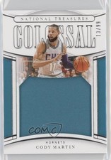 2019 Panini National Treasures Colossal Rookie Materials 13/99 Cody Martin 0l4h