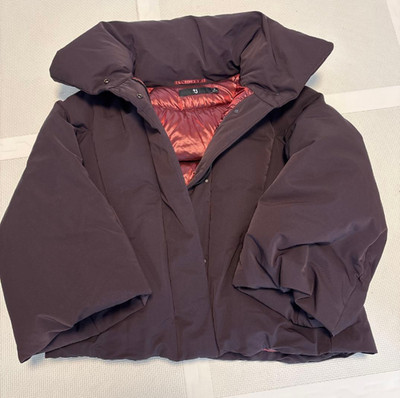 UNIQLO + J Jil Sander Hybrid Down Jacket 432604 Size S Wine From Japan Excellent
