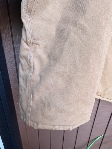 Giacca uomo Carhartt tela cotone lavoro zip tradizionale marrone nuova con etichette taglia 5XL - Foto 19 di 24