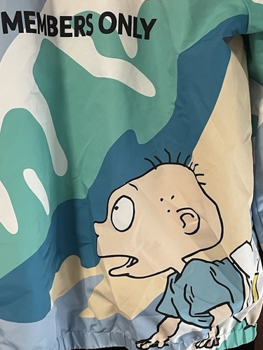 Nickelodeon Members Only Rugrats All Over Print Windbreaker Jacke Gr. M - Bild 9 von 24