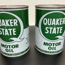 Lote de 2 latas de cuarto de galón Quaker State aceite de motor HDX SAE 15W-40 HD sin abrir