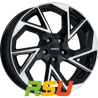Dezent AP black/polished 7x18'' ET45 LK5 114.3 ML 67.1 Alufelgen 18 Zoll