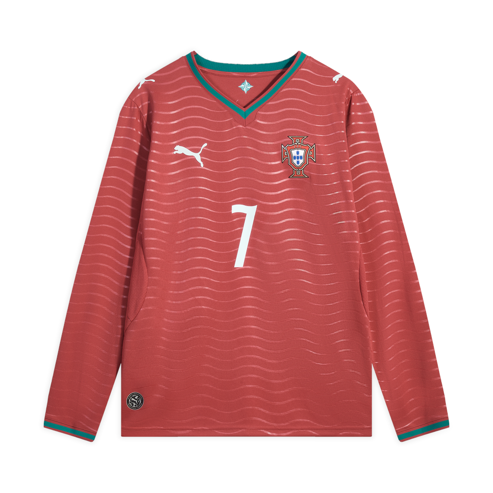 Puma Portugal 2026 Home Repilc Player Mens Long Sleeve Soccer Jersey 788142-77