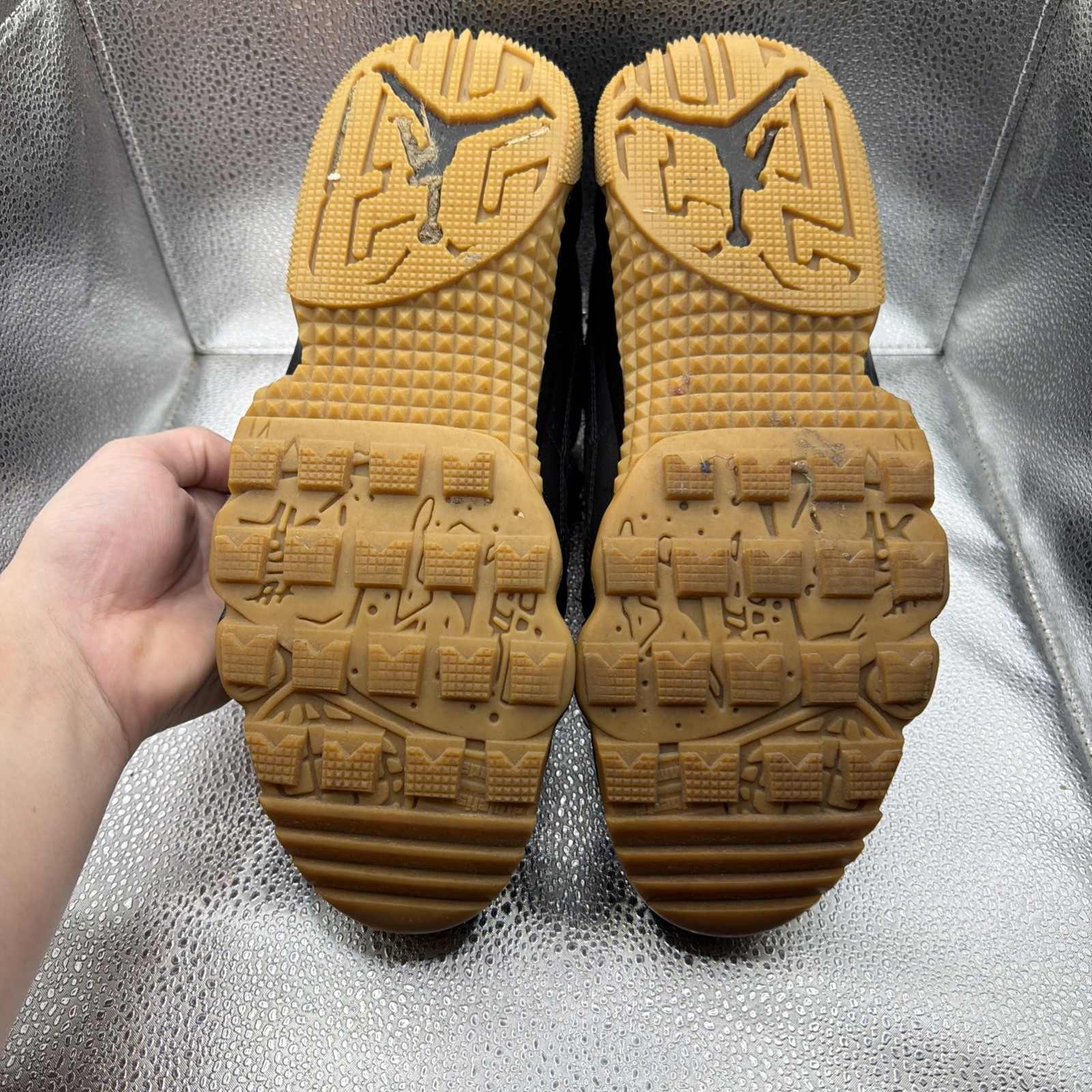 Air Jordan 9 Retro Boot NRG Black Light Gum Size 11 men's thumbnail 7