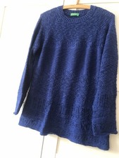 United Color of Benetton Damen Pullover Blau ...