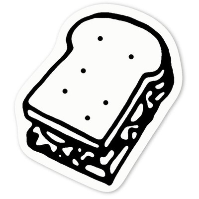 Aufkleber Sticker ''Salat Sandwich'' (DW017860)