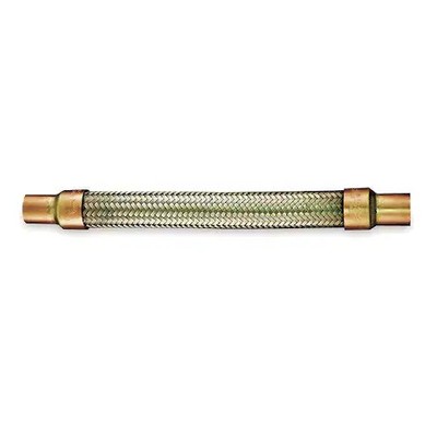 Virginia Kmp Vab5ss Vibration Absorber, L 9 3/4 In, Ss Braid