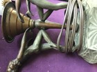 Antique Art Deco naked flapper  lady light needs repaired for light to work — photo 7