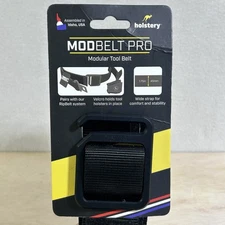 Holstery Modbelt Pro Modular EDC Tool Belt 1.75 Inch Adjustable Black Nylon S