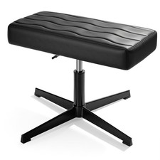 Footrest Under Desk Ergonomic Height Adjustable Comfort Padding Black VECELO