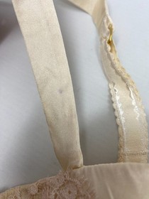 Agent Provocateur Abbey Cream Silk-Blend Bra 36E