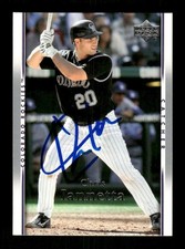 2007 Upper Deck #671 Chris Iannetta signed autograph blue sharpie,  JBN2 BXCP66