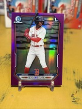 2026 Bowman Enddy Azocar Chrome Fuchsia Refractor 1st #/199 Red Sox