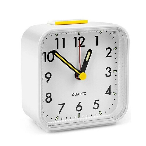 Sleek Design Quartz Alarm Clock with Soft Night Light Great for All Ages - Picture 9 of 27