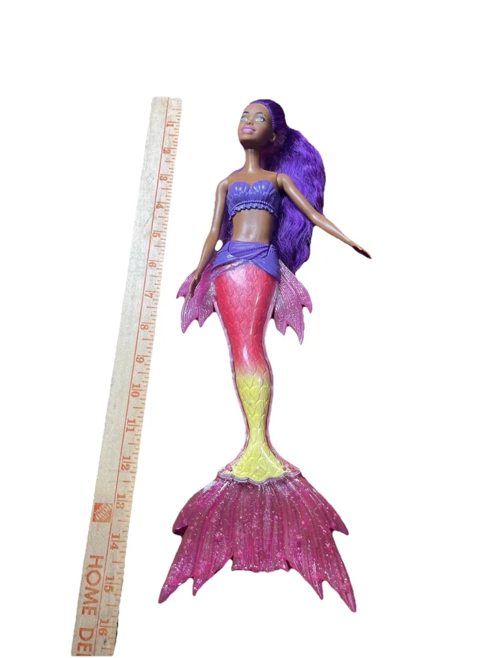 Barbie doll  Mermaid Black purple hair & B-varsity Jacket Hip-Hop Lot Of.2 - Изображение 4 из 4
