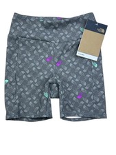 North Face Girl's Bike Shorts Size Small 7/8 Smoked Pearl New with Tag