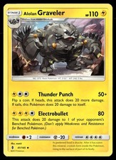 alolan graveler pokemon card value Golem 37/181 - Team Up - Rare - Evolution 4 Set Colorless Electroslug (100) Weakness Fighting 2 Resistance Metal Alolan Graveler - Guardians Rising