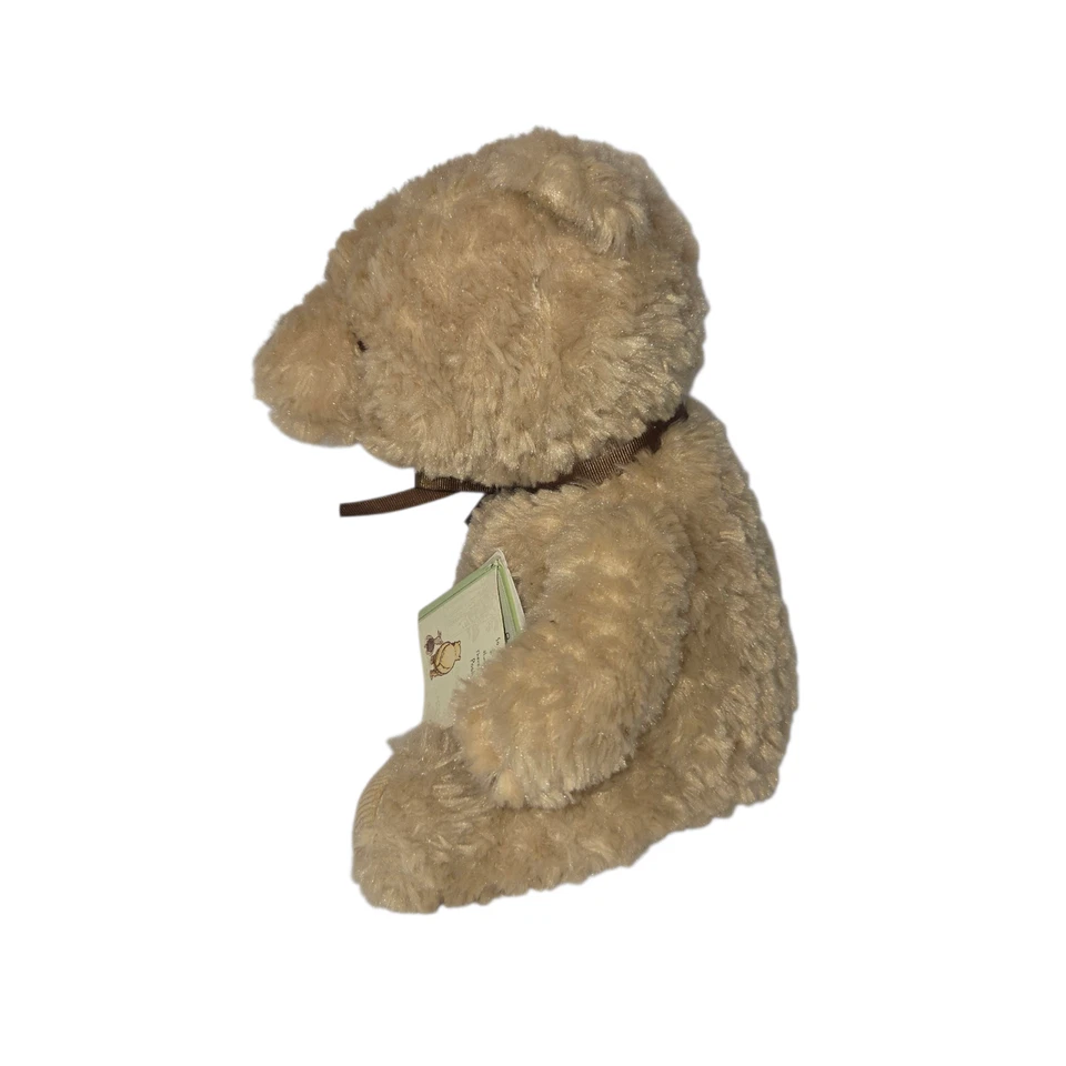 Oso de peluche Pooh clásico preferido para niños animal de peluche marrón 8 pulgadas Foto 2 de 4