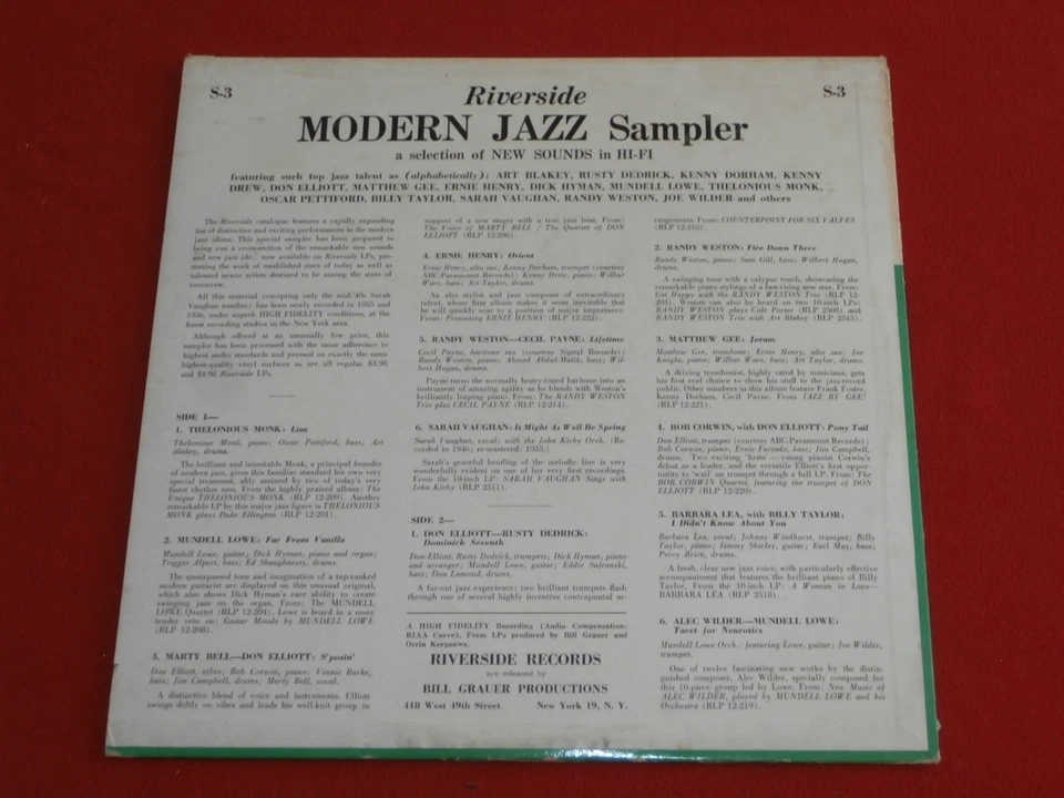 4LP VARIOUS BLUE NOTE ARGO & RIVERSIDE JAZZ SAMPLERS - Photo 3/4