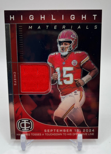 2025 Panini Icon Collection Patrick Mahomes II Highlight Materials Relic #HM-5